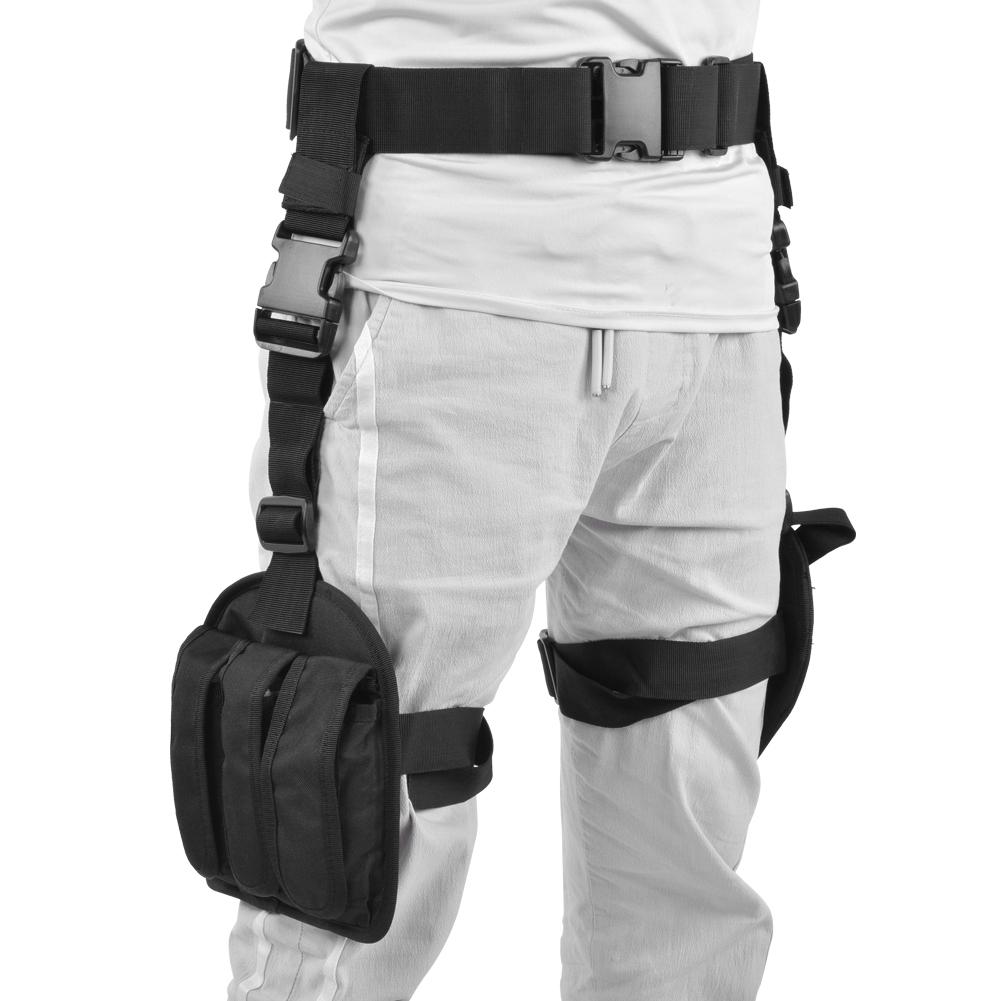 Outdoor Multifunction Tactics Leggings Combination Leg Holster Right Foot Tool Bag Waist Belt Package