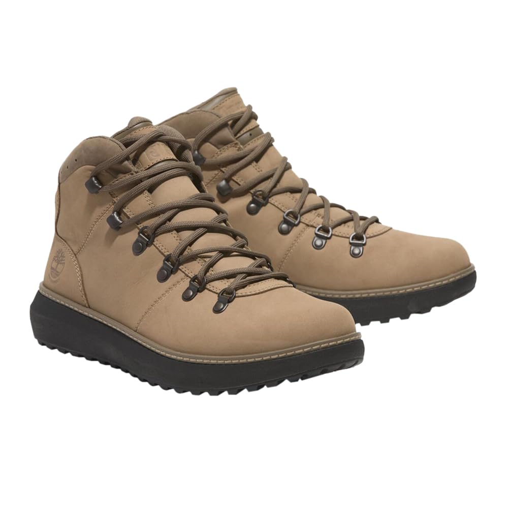 

Timberland Men s Hudson Road Mid Waterproof Boots, Medium Beige Nubuck, Size 7.0 (TB0A69RDEN31), Size 25.0cm