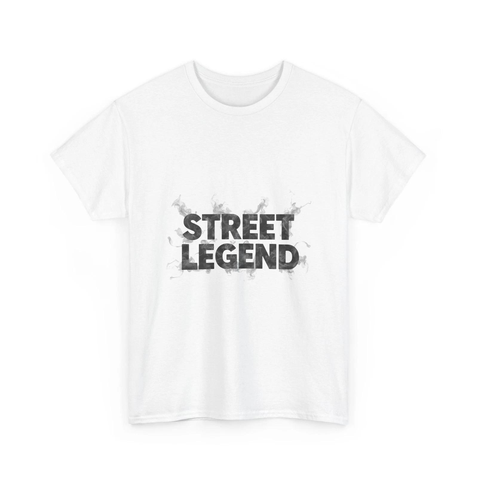 Street Legend tee | Smoke Text Shirt, Cool Streetwear, Cotton T-Shirt, Style L