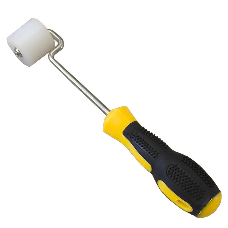 PVC Waterproof Membrane Silicone & Teflon Roller, Brass Plastic Welding Gun Accessories with Wooden Handle.