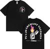 La Fumiga Tu I Jo Cremant València Merch Tee Shirt Mens Clothing Gothic High Street Tshirt 100 Cotton Loose Oversized T Shirt