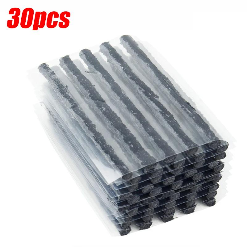 6–50-teiliges Reparaturset für schlauchlose Autoreifen mit Gummistreifen, Reifenpannenstopfen, Vakuum-Reifenreparaturwerkzeug für Motorräder und LKWs