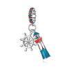 Exquisite Copper Christmas House Beads & Church & Opera House Dangle Charm Fits Bracelet Building Pendant Gifts
