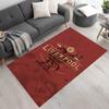 Liverpool FC Crest Floor Rug Office Rug Suitable for Decorate Room Outdoor Study Room Playrooms Antislip Carpet Anime Office Decor