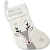 Baby's First Christmas Stocking Double-sided Wool Commemorative Ornament Christmas Tree Window Fireplace Ornament Ornament