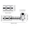 1PC 90 degree connector adapter nozzle adapter accessory 3 claw connector fitting tool with sleeve