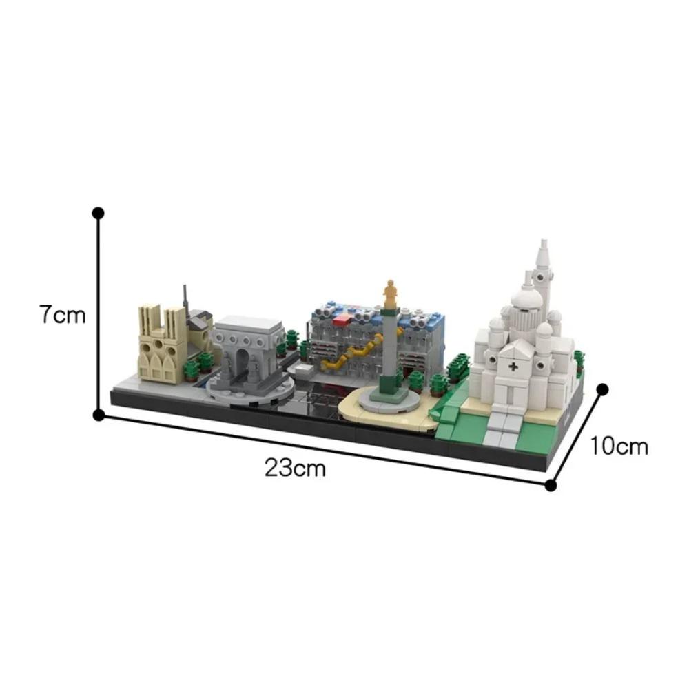 City Skyline MOC Back to the Future Fairy Tale Magic Castle House Movie Architecture Building Blocks City Toys Tourist souvenir