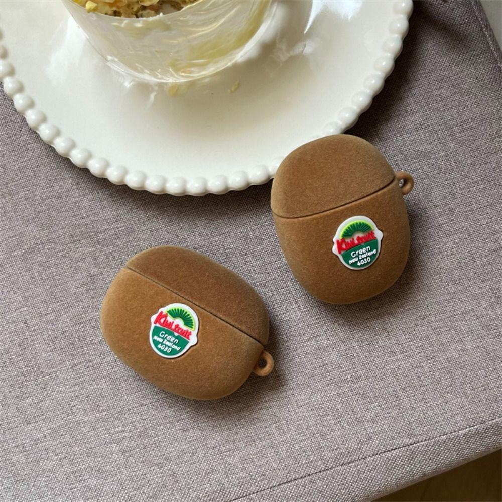 Proti pádu Pouzdro na sluchátka s motivem kiwi Ochranné pouzdro na sluchátka pro Airpods 4 3 2 1/ Pro/Pro2