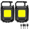 XIWANGFIRE WJ-808 XPE Pocket Work Light 1000LM COB LED Mini Keychain Lamp USB Rechargeable Flashlight for Outdoor Camping Hiking