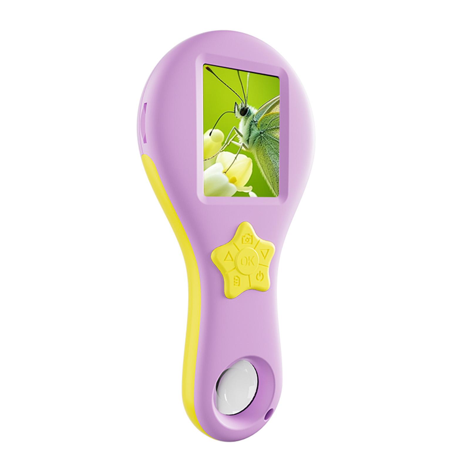 

Детский карманный маленький цифровой микроскоп с 2-дюймовым экраном, ручной, 500-кратное увеличение, 8 светодиодных ламп