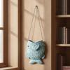 Coastal Fish Wall Planter Sturdy Hanging Basket Space-Saving Plant