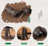 Handgefertigtes Ebenholz-Schnitzerei-Räucherholz-Beutel-Set mit Faden, Räucherholz-Pulver und Massivholzflasche
