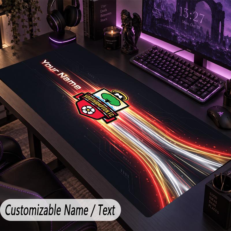 Large Mouse PadSouthampton FC Custom Name Text Personalized Desk Mat Non Slip Gaming Pad