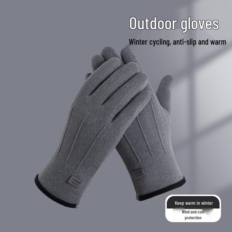 Winter Touchscreen Gloves for Men & Women - Warm Velvet for Cycling & Sports