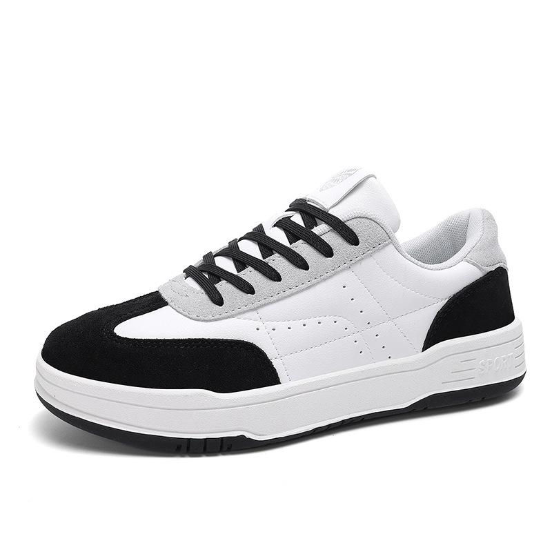 

Original niche men s leather white shoes light fashion training shoes outdoor trend versatile casual leather shoes 44