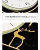Elegant Cream Style Silent Wall Clock for Modern Living Room Decoration