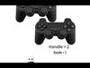 015D Double 2.4G Wireless Game Controller with Dual S2 Receivers, Motor-Free, Compatible with S2 Game Box