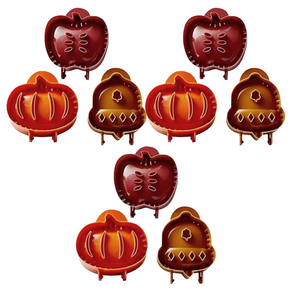 Fall Hand Pie Molds Set Dough Press Mold Tools Set Halloween Christmas Mini Pie Mould Baking Pie Molds Pumpkins Apples Hazelnuts