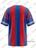 Sommer Neues Streifen England Druck T-Shirt Für Damen Kurzarm Patchwork V-Ausschnitt T-Shirts Sport Fußballtrikot Y2K Übergroße Oberteile