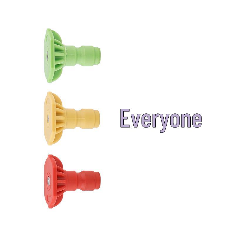 High Pressure Car Washer with Lithium Battery, 5-Color Nozzle, Fan-Shaped Head, and 1/4 Quick Connectors