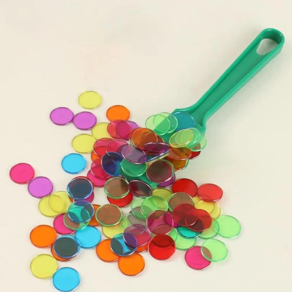ABS Bingo Wand Set Color Sorting Magnetic Chip Set New Educational Game Set for Children