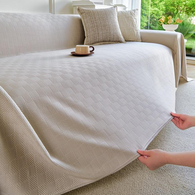 Sommer Kühl Sofabezug Eis Seide Rutschfest Sofa Überwurf Kissen Schutzhülle Rutschfeste Sofamatte