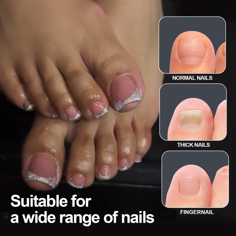 150 szt./pudełko Formy do paznokci u stóp Pancerz stopy 15 rozmiarów Żel polietylenowy Przedłużanie paznokci u stóp Wielokrotnego użytku Forma pełnokryjąca do paznokci akrylowych