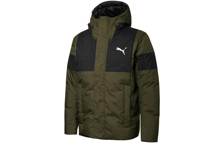 PUMA Down Jacket Winter Men s Dark Olive 848762-50 XS