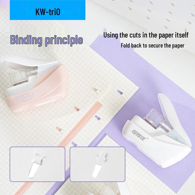 KedeYou Needle-Free Stapler: Safe, Durable Journaling Tool for Students & Office Use.