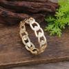 New smooth hollow geometric oval elastic bracelet men's and women's fashion versatile hollow water drop bracelet