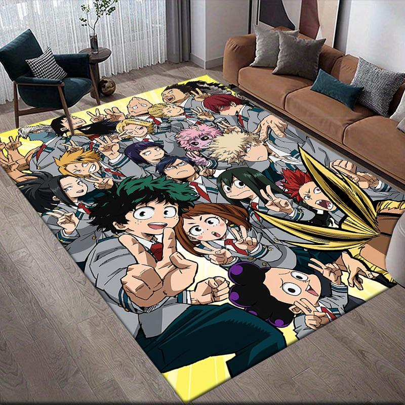 

My Hero Academia UA High All Characters Area Rug, MHA Fan Soft Carpet, Great Gift.chl 60x90cm