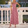 Spice Girl Style 2026 Summer Casual Premium Versatile Loose Lazy Sleeveless Square Neck Dress