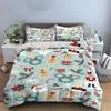 Gingerbread Figures, Holly Wreaths. Bedding Sets Duvet Cover Sets Duvet Covers Pillowcases(1 * Duvet Cover 2 * Pillowcases Without Duvet Insert)