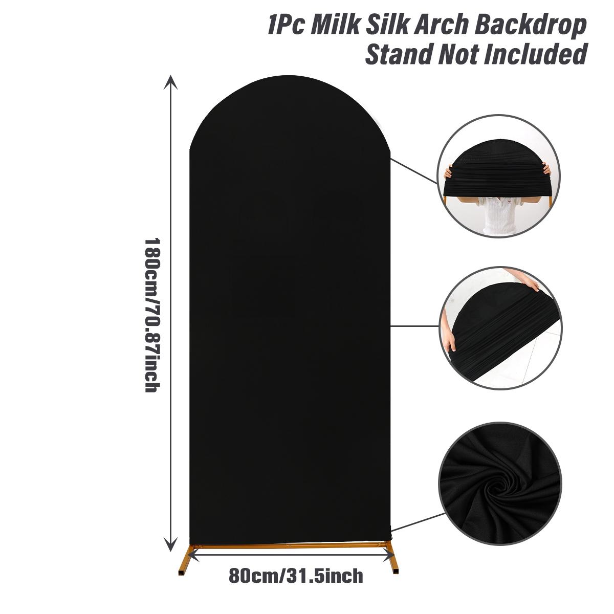 

Double-sided Milk Silk Solid Color Arch Background Cloth Birthday Party Decoration Arch Stand Cover Wedding Baby Shower Supplies