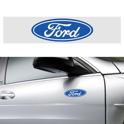 Car Logo Body Door Trunk Vinyl Sticker Decal Decor Auto Accessories For Focus Mondeo Mustang Kuga Fusion Edge Smax Fiesta