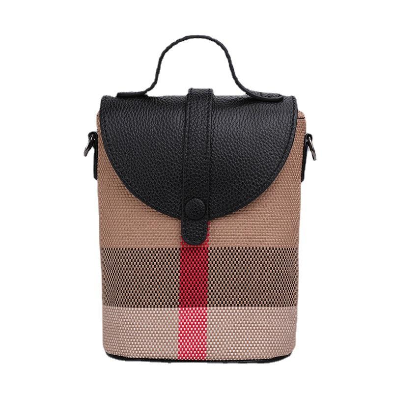 Crossbody Bag Trendy New Mini Bag High-end and Fashionable Mobile Phone Bag Plaid Bag