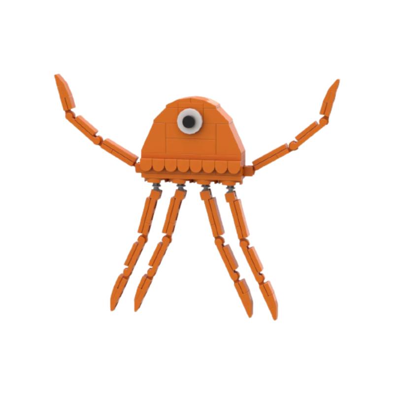 

Банбан Сад Оранжевый Осьминог Зеленая Цветная Капуста Конструктор Пазл Поклонники Игрушка 89PCS оранжевый