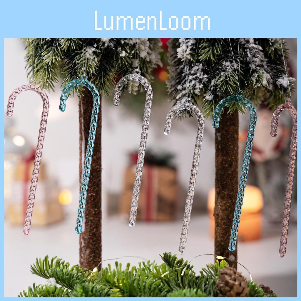 Colorful Tree Christmas Ice Cone Cane Decorations For Holiday Celebration