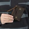 Vintage Small Wallet Mini Small Bag Short Genuine Leather Wallet Men's Coin Purse