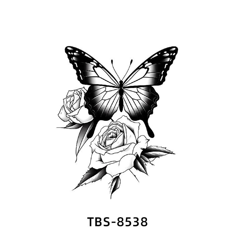 Realistiska Djurtotem Tatuering Klistermärken: Drake, Fenix, Tiger, Varg