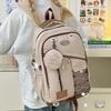 Male and Female Students Schoolbags Elementary School Students Junior High School Students High School Large Capacity Backpacks