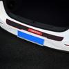 Rubber Car Door Sill Cover Scuff Plate Rear Bumper Guard Protection Accessories