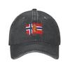 Personalized Cotton Coat Of Arms Norway Baseball Cap Sports Women Men's Adjustable Norwegian Flag Proud Dad Hat Spring