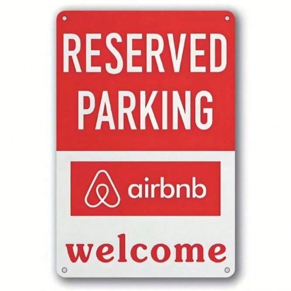 Metal Poster Vintage Parking Sign Wall Decor