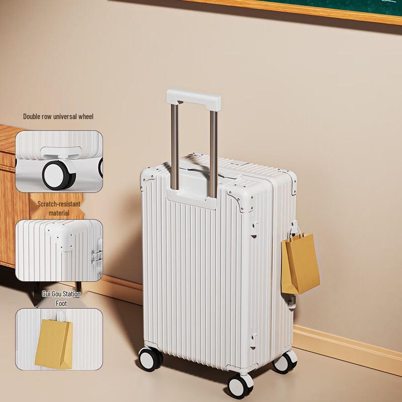 

Прочный ретро-чемодан на колесиках Lee Shen с кодовым замком