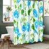 Floral Pattern pastoral style Bathing Curtain  Bathroom Shower Curtain Waterproof With 12 Hooks Home Deco