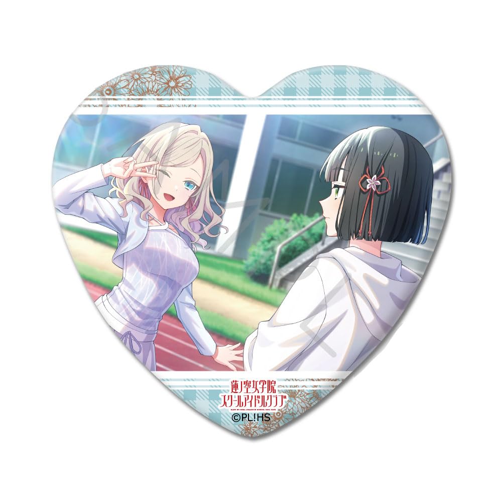 Hasunozora Academy School Idol 7th Edition Can Badge Design OJ  Love Live! Girls  Club  Heart-Shaped