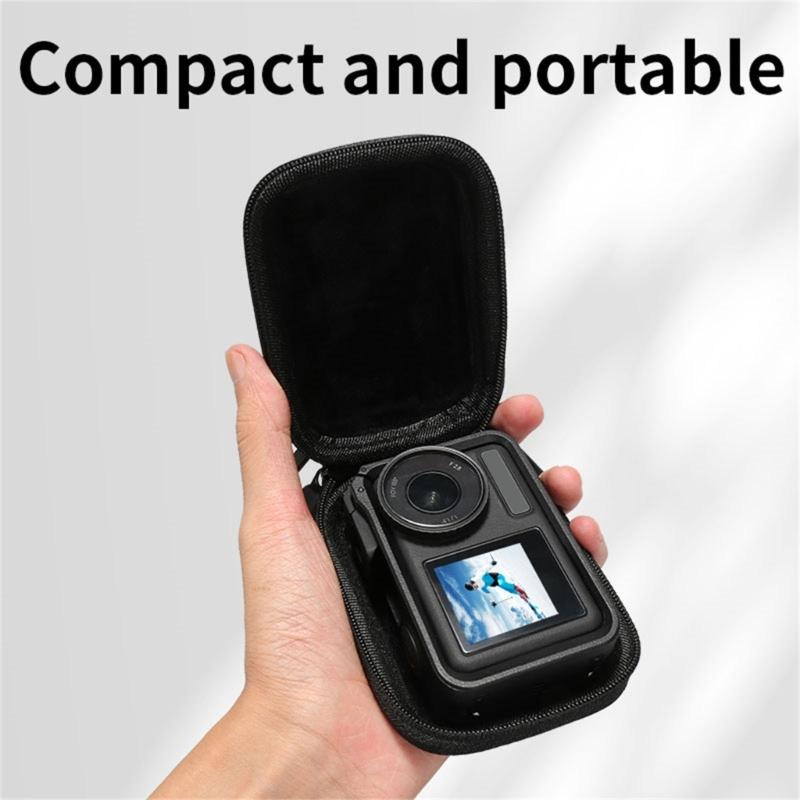 Portable Shockproof Storage Case Waterproof Carrying Bag for AcePro Camera with Carabiner Clip