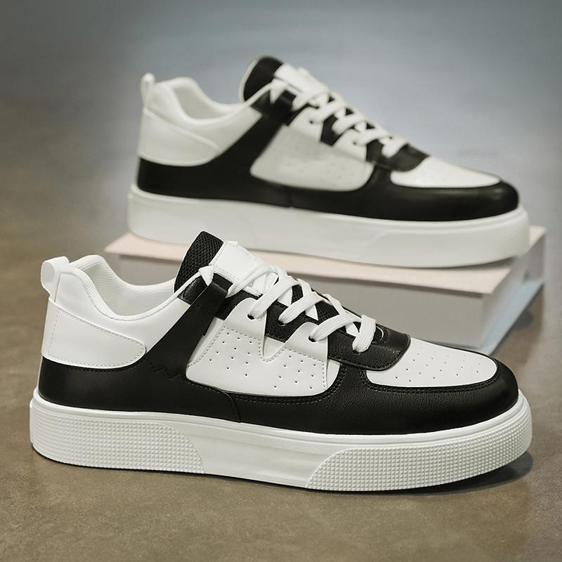 Men's Fashion Casual Low Top Skateboarding Shoes Boys Comfortable Sneakers Male Students Trending Soft Sole Classic Breathable Gym Non-slip