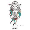 Customize Temporary Tattoos Body Art Flower Dream Catcher Tattoo
